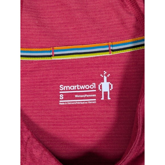 Smartwool Merino Wool Everyday Exploration Hooded Tee Shirt Size Small Pink - Picture 3 of 8